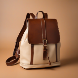 Mochila de cuero artesanal